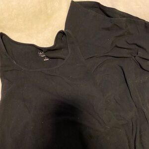 Black Sleeveless Maternity Dress